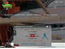 Tablet Screenshot of mobilemusicschool.ie